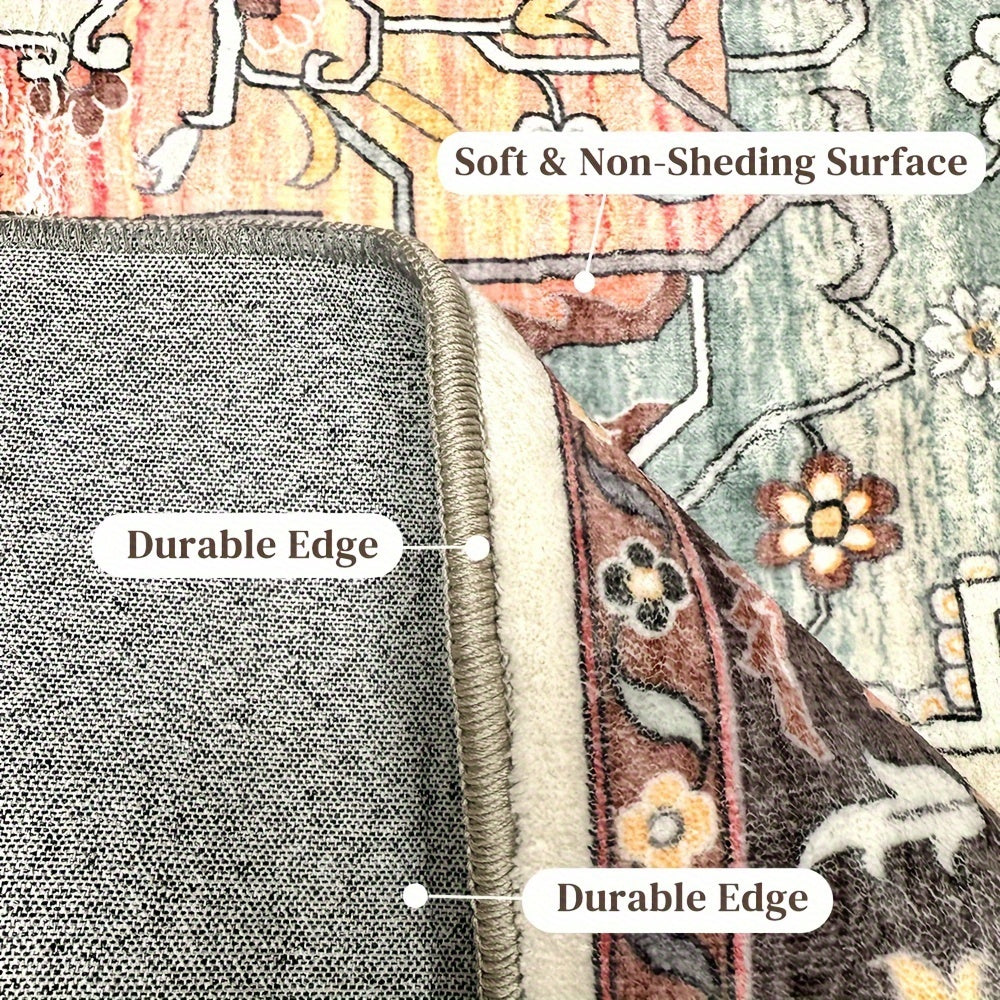 1 PC Square Cashmere Carpet Decorative Carpet High Quality Non-slip Carpet Thick Floor Mat Christmas Decorate