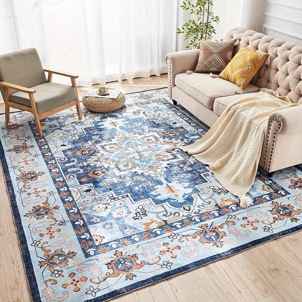 1 PC Square Cashmere Carpet Decorative Carpet High Quality Non-slip Carpet Thick Floor Mat Christmas Decorate